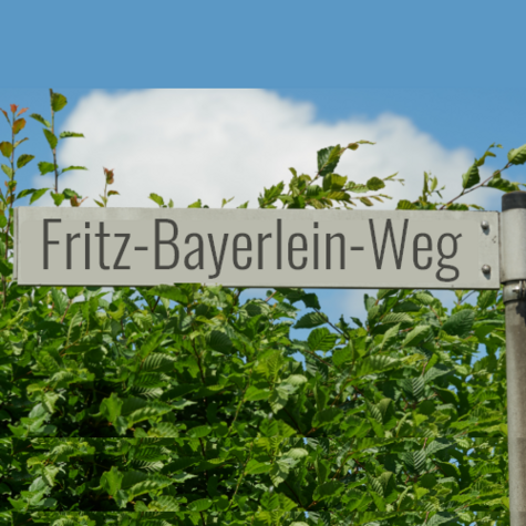 Abstimmung: Abstimmung zur möglichen Umbenennung des Fritz-Bayerlein-Wegs