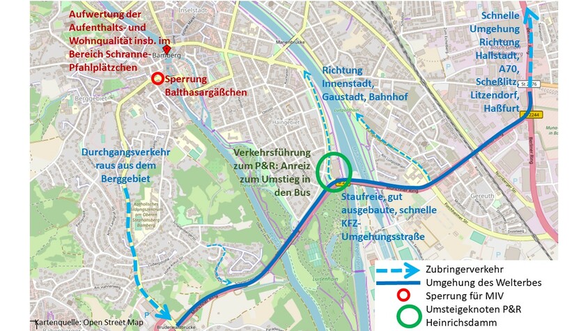Vorschlag: Sperrung des Balthasargäßchens für den motorisierten Individualverkehr